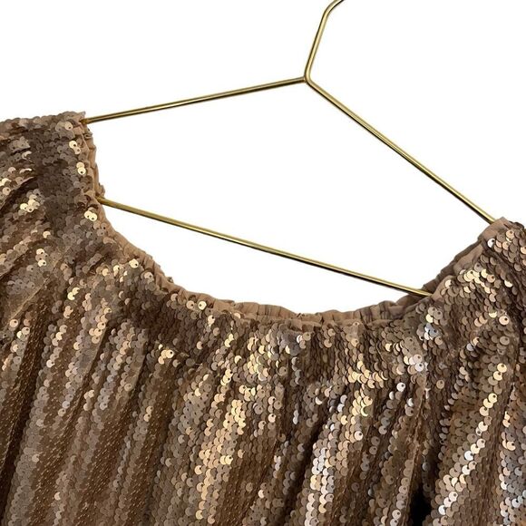 Anthropologie Mare Mare Calliope Sequined Midi Dress Size Small NWT - Picture 8 of 11